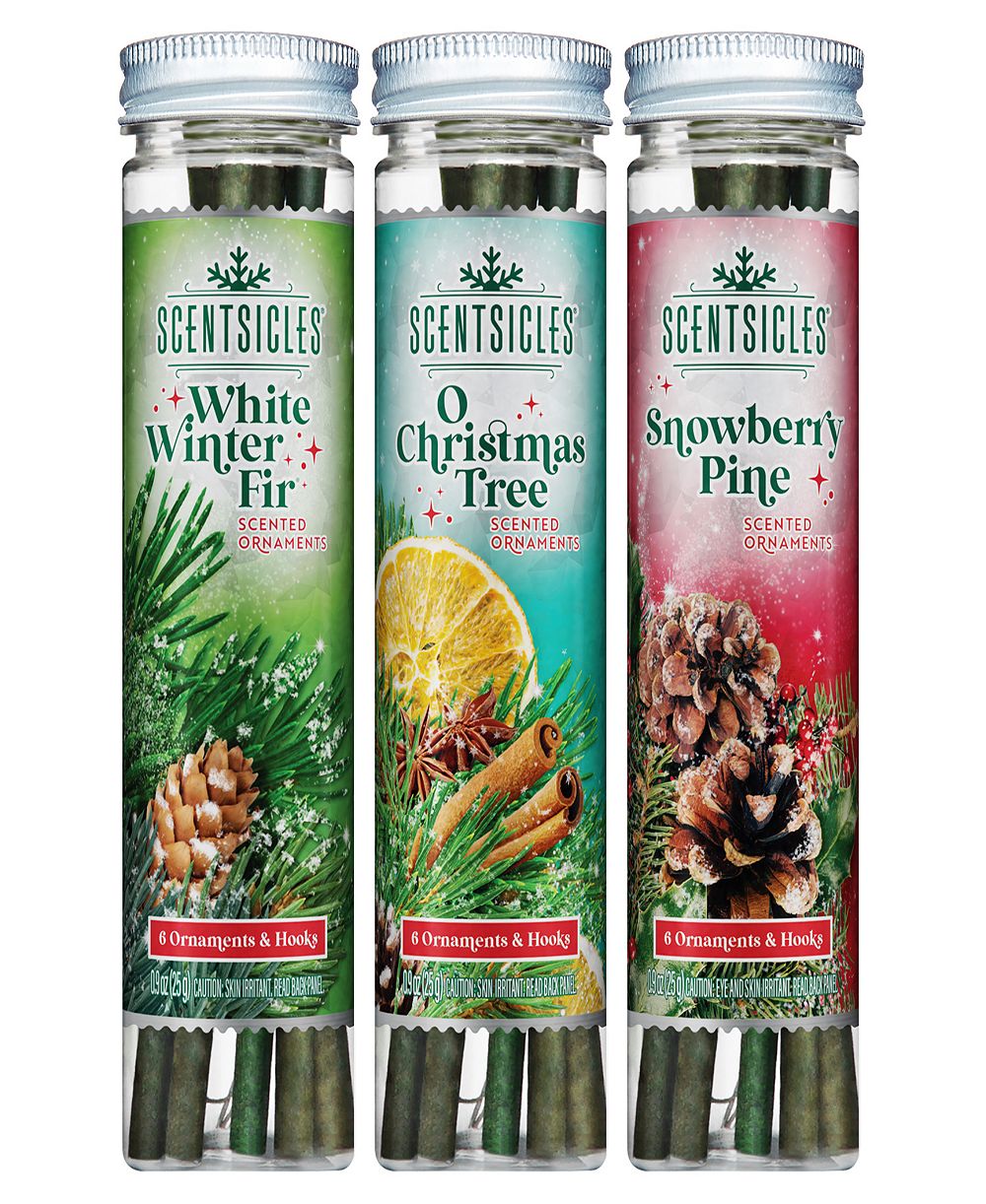 Ароматизированные украшения National Tree Company Scentsicles, набор из 3 шт.