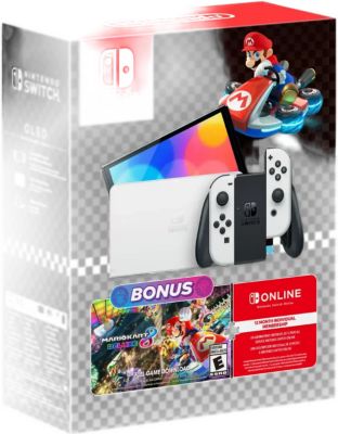 Nintendo Switch - OLED модель: комплект Mario Kart 8 Deluxe - Мульти