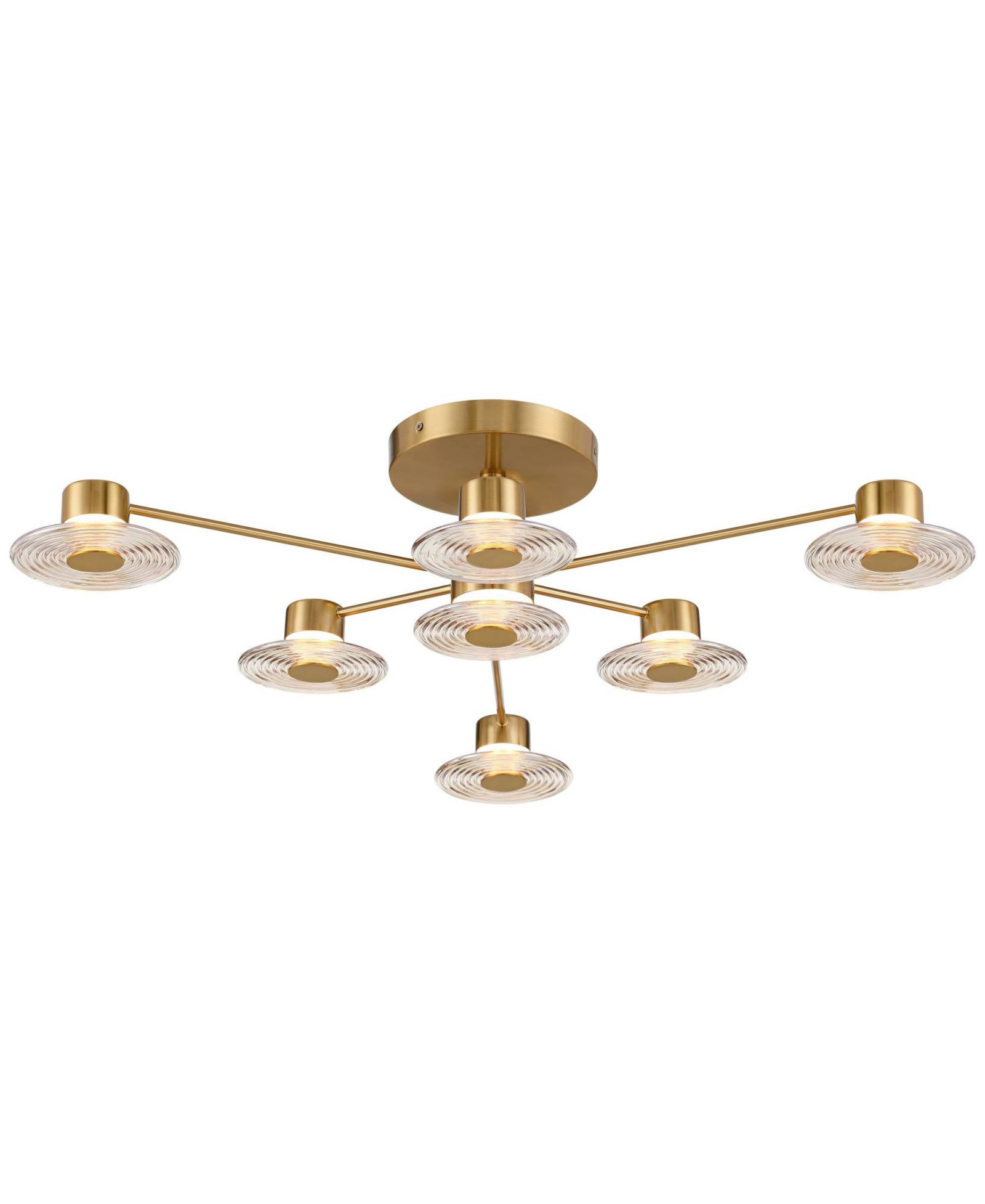 Possini Euro Design Chapman современный потолочный светильник Sputnik LED