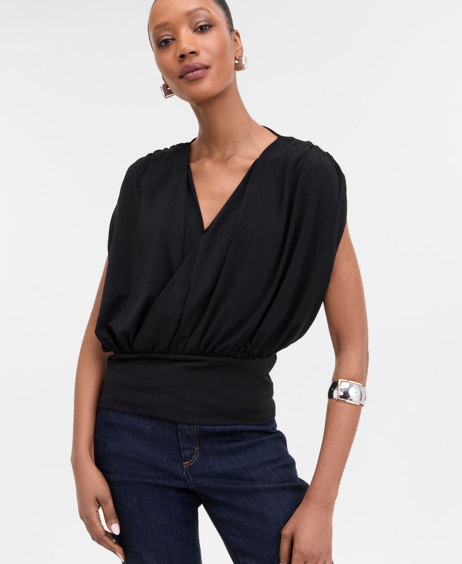 Женский топ I.N.C. International Concepts Surplice V-Neck