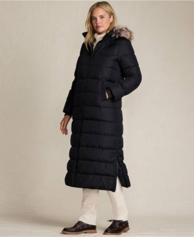 Lands' End Женское длинное пуховое пальто Max 600