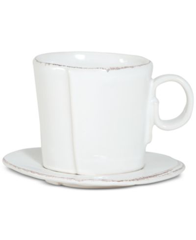 Чашка и блюдце Espresso из коллекции Lastra VIETRI