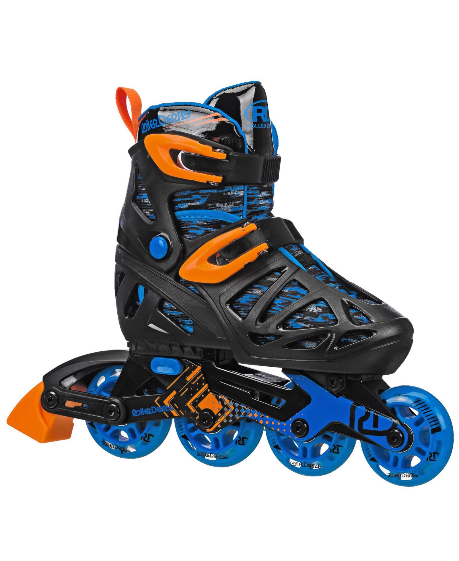 Roller Derby роликовые коньки Tracer Boy's Adjustable Inline Skates Small (12-1)