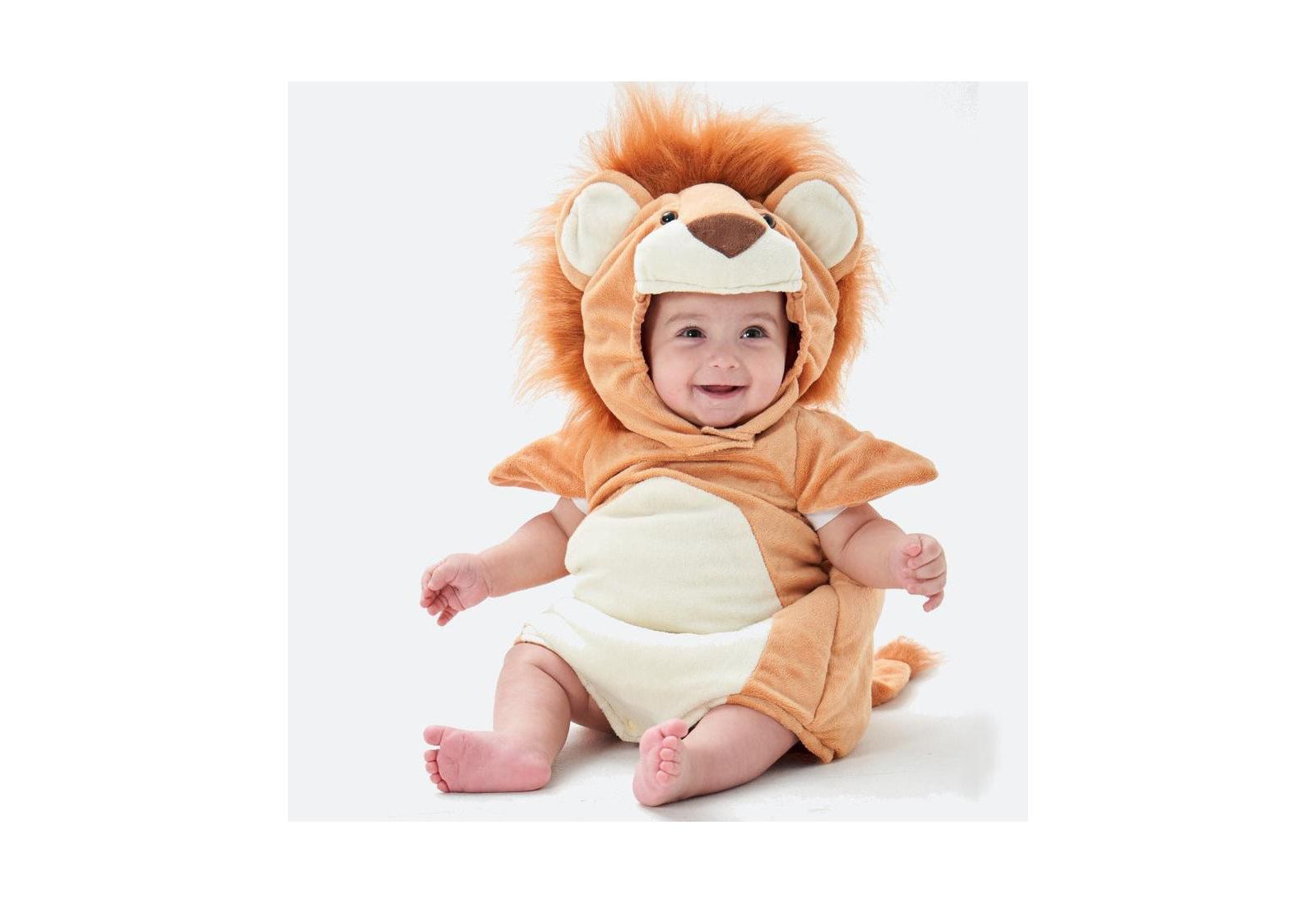 Костюм Lion Romper & Hood для младенцев мальчиков и девочек