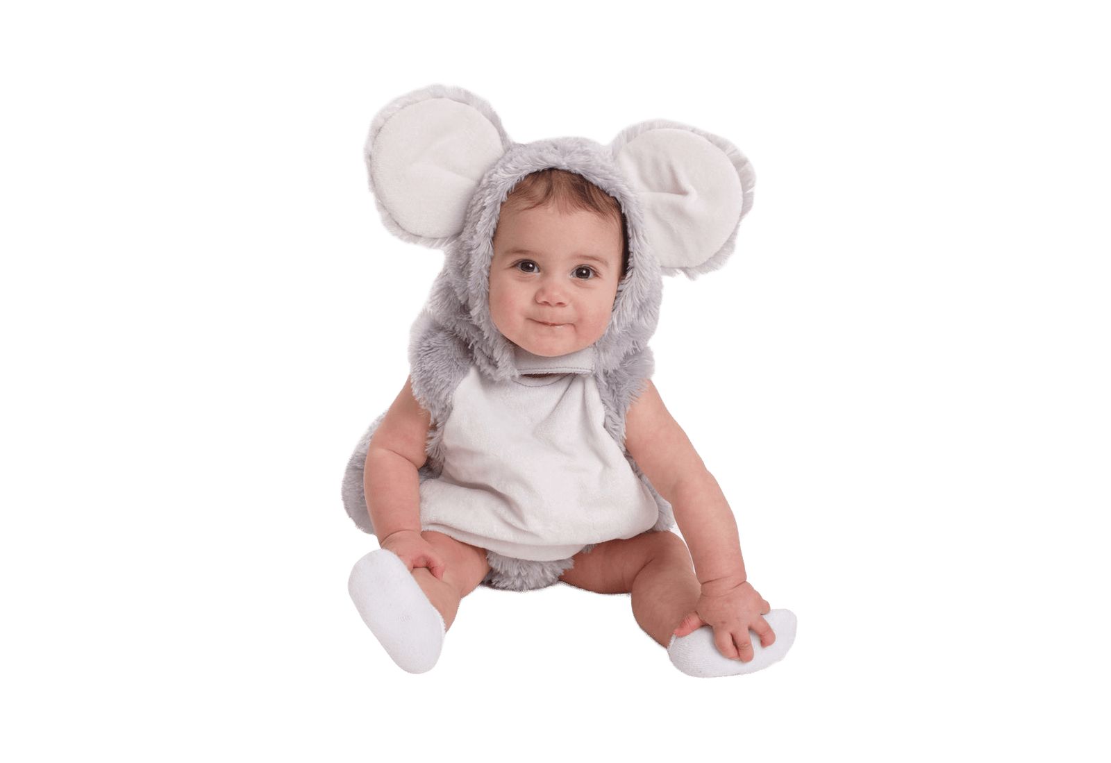 Комплект костюма-одеяния и капюшона Mouse Onesie для девочек и мальчиков, младенцы