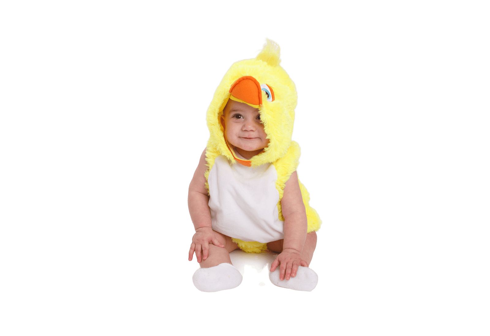 Dress Up America костюм туника и капюшон Little Duckling для младенцев