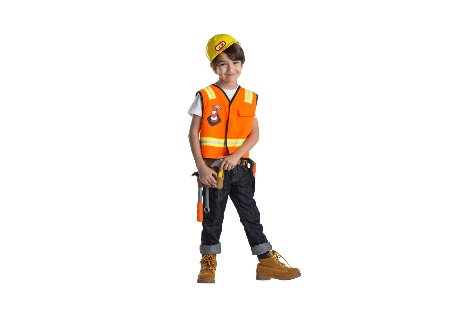 Детский игровой набор Dress Up America Orange Construction Worker