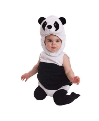 Panda Onesie and Hood Costume Set - Infants Boys & Girls