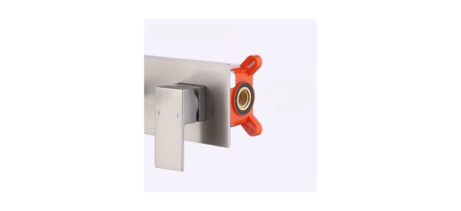 Wall-Mount Bathroom Faucet for Sink or Bathtub, Single Handle, 2 Holes