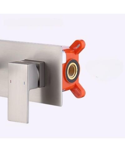 Wall-Mount Bathroom Faucet for Sink or Bathtub, Single Handle, 2 Holes
