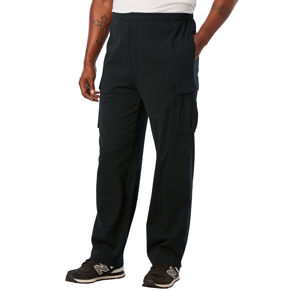 Джоггеры KingSize Men's Lightweight Jersey Cargo Sweatpants