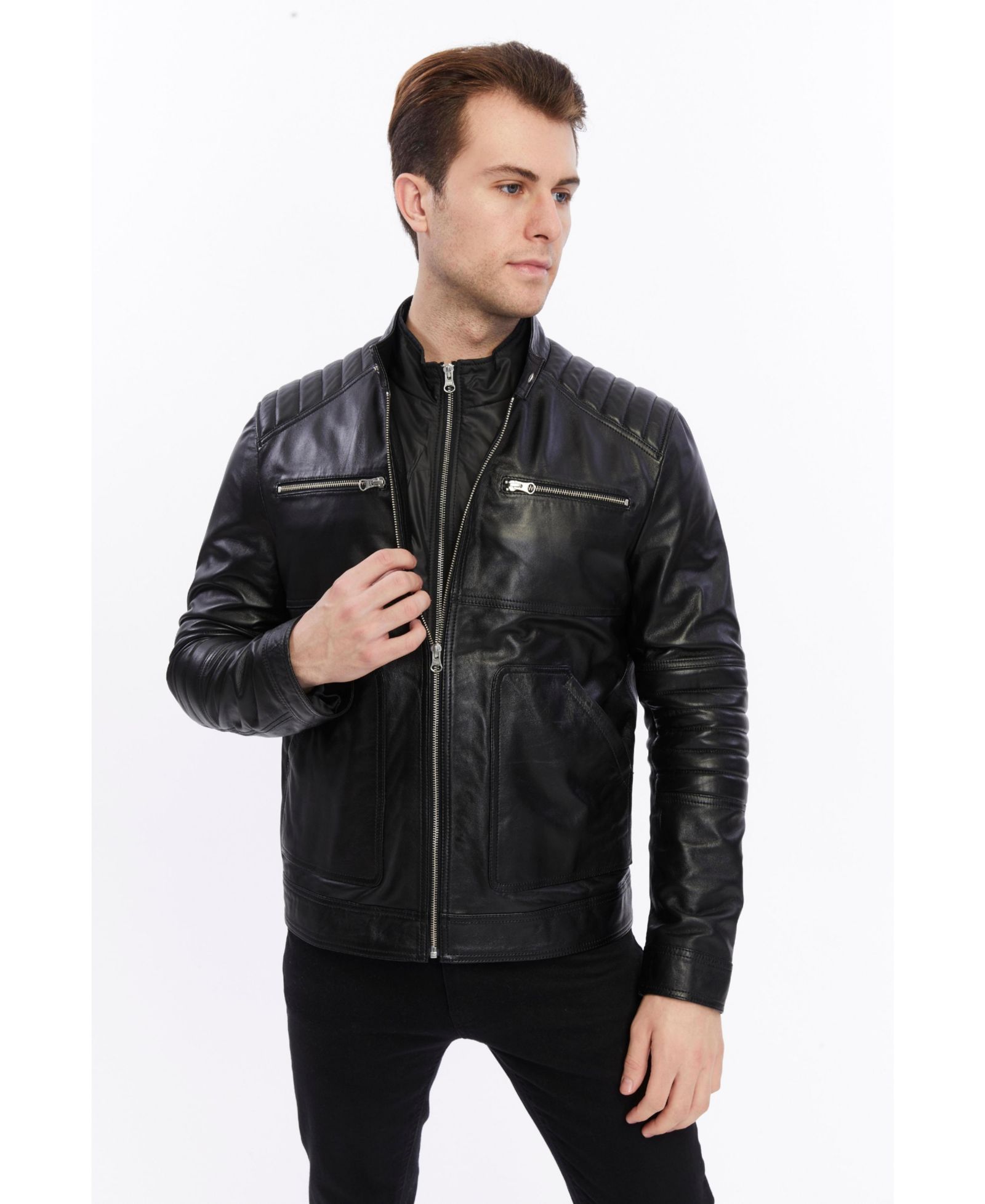 Men's Henry Leather Jacket