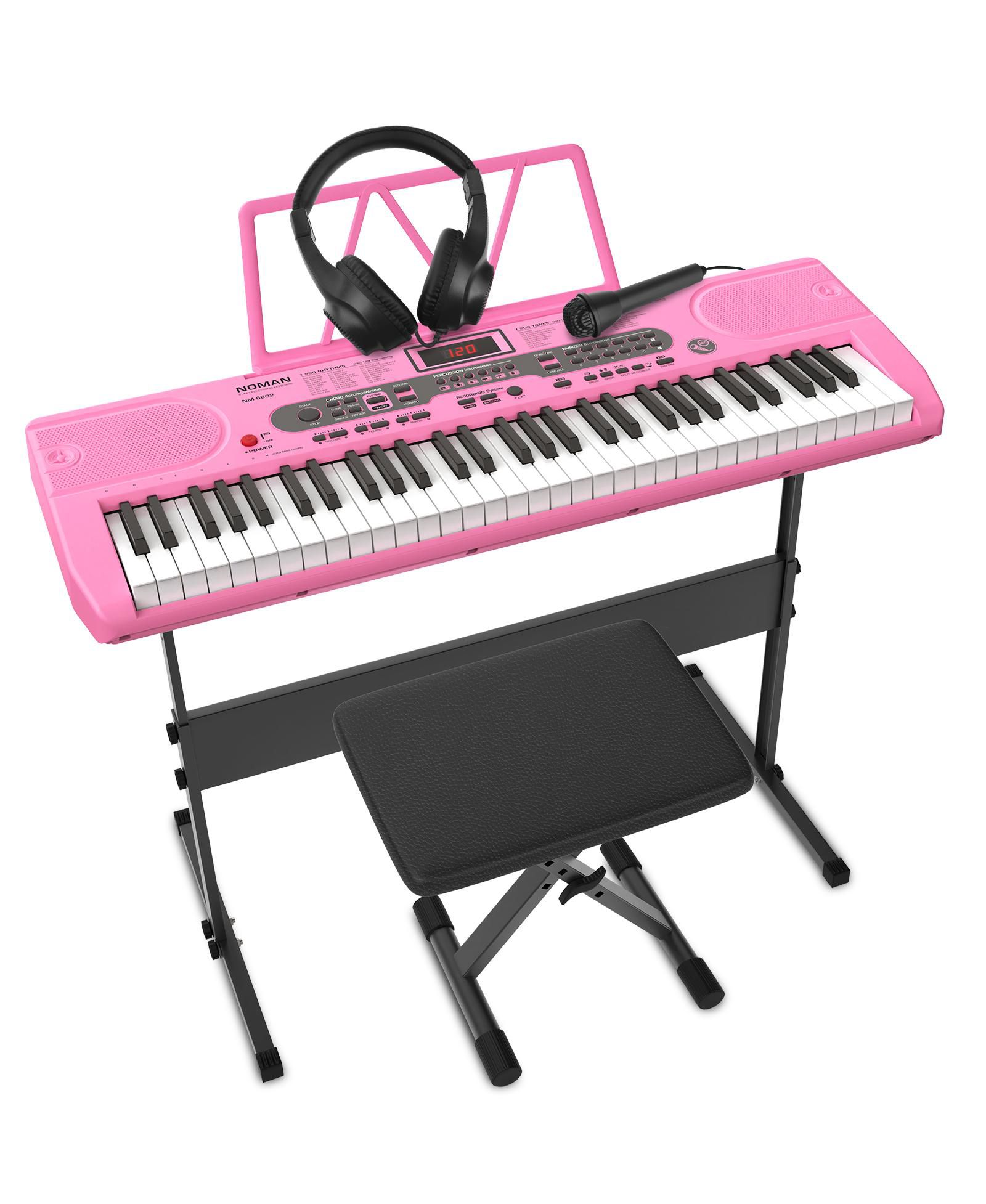 Электронное пианино GIVIMO 61-Key Pink для начинающих