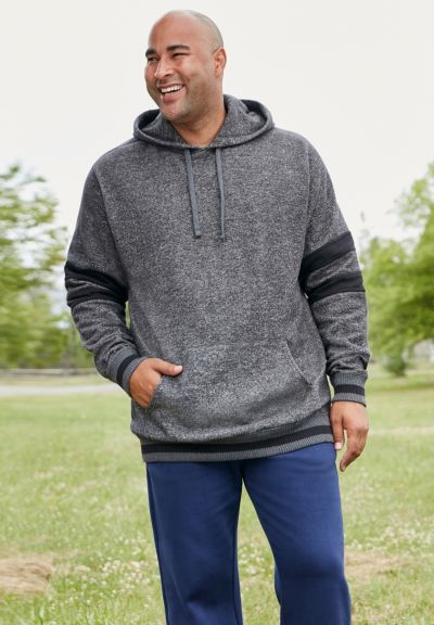 Худи KingSize Big & Tall Coaches Collection Colorblocked Pullover