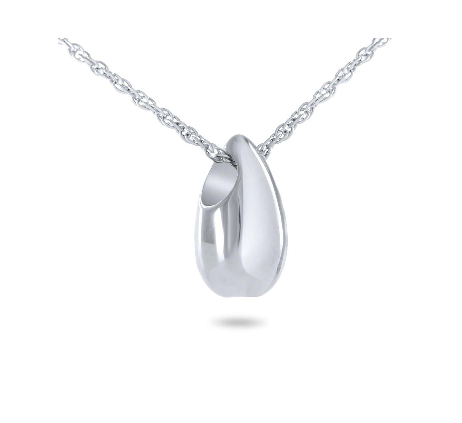DRS, Inc. кулон-подвеска Tear Drop из стерлингового серебра с цепочкой