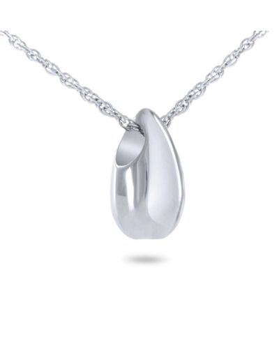 DRS, Inc. кулон-подвеска Tear Drop из стерлингового серебра с цепочкой