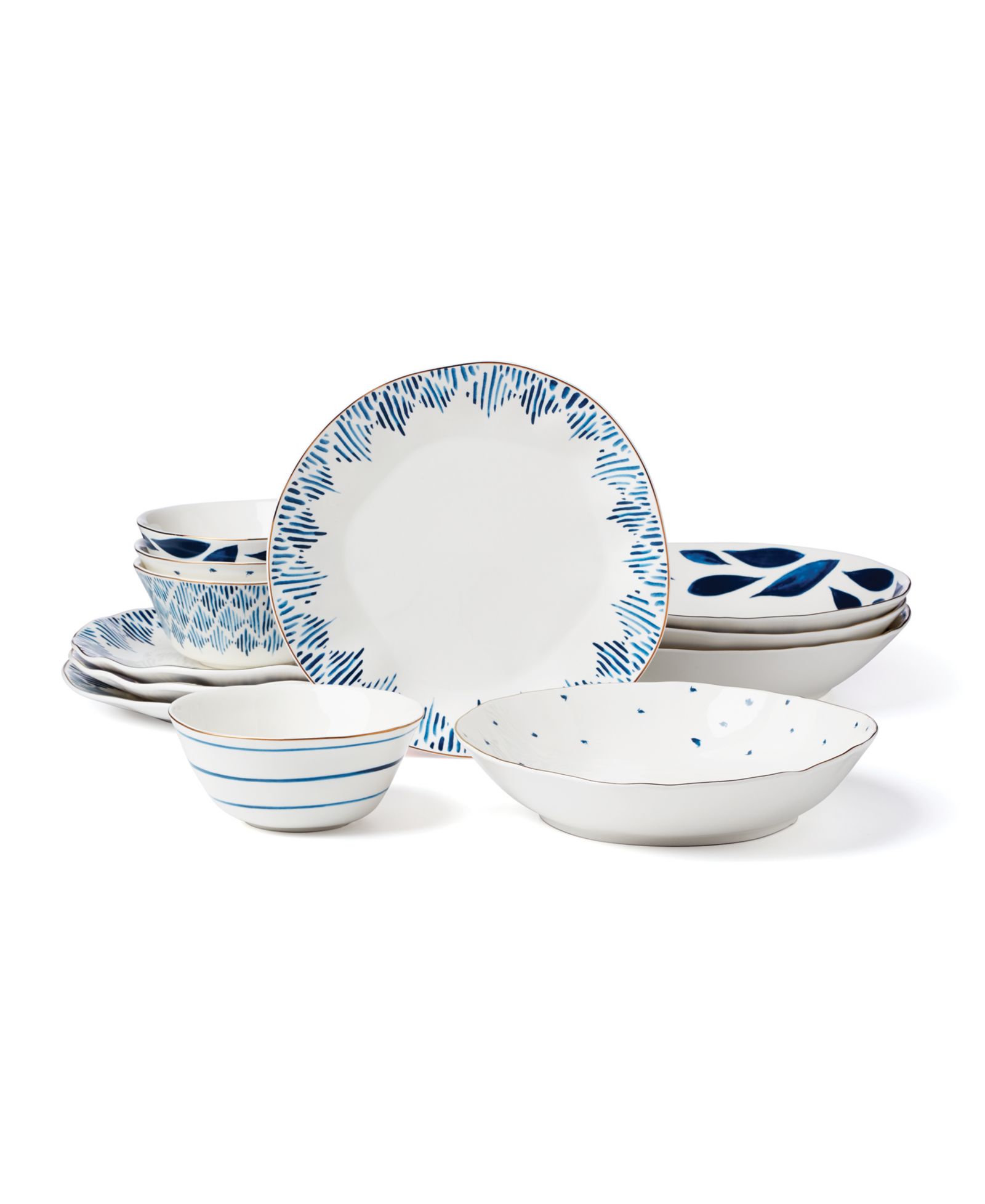 Lenox Blue Bay 12 Pc. Dinnerware Set, Service for 4