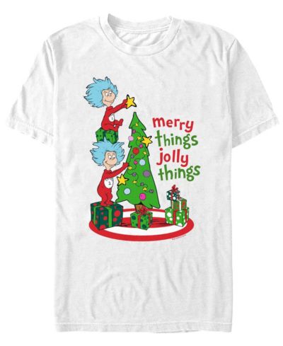 Fifth Sun Мужская футболка с коротким рукавом Merry Jolly Things