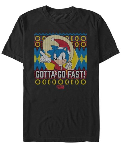 Fifth Sun Men's Santa Sonic Short Sleeve T-Shirt