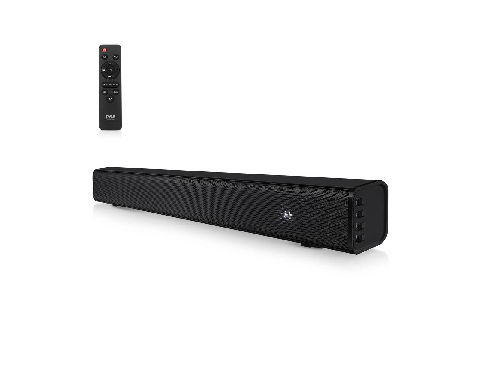Pyle Wave Base беспроводная Bluetooth акустическая система для настольного использования, цифровой динамик с пультом управления и HDMI (ARC)