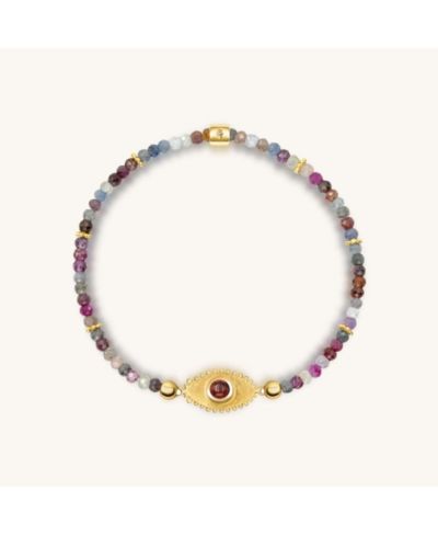 Karma and Luck браслет с шармом Evil Eye из золота и сапфира