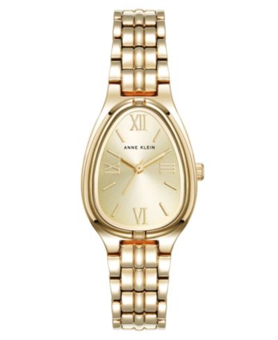 Часы Anne Klein Women's Quartz Vintage Gold-Tone Alloy Metal, 25mm
