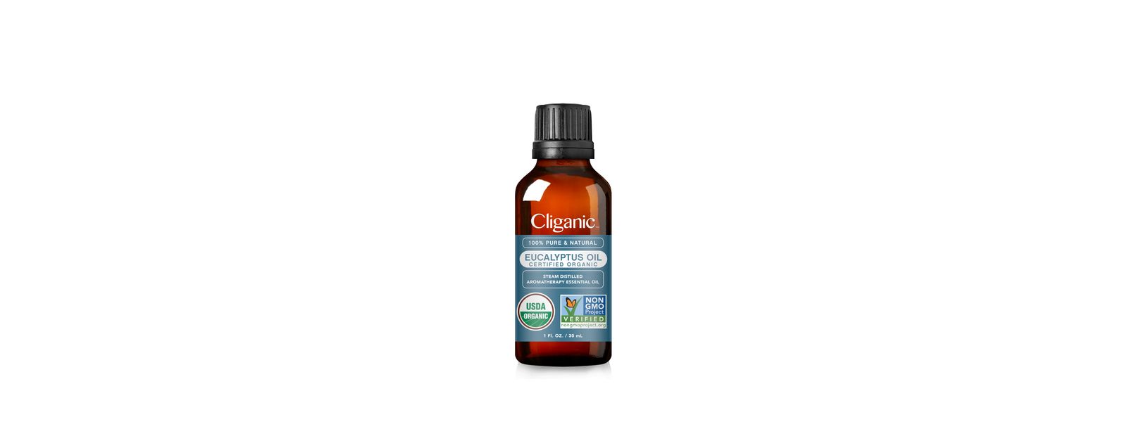 Organic Eucalyptus Essential Oil - 1 oz