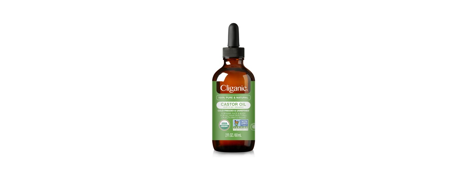 Масло касторовое органическое 2 oz