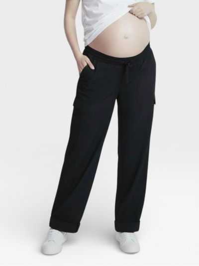 Motherhood Maternity Женские брюки карго свободного кроя
