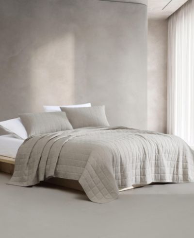 Calvin Klein Melange Flannel Quilt, Queen