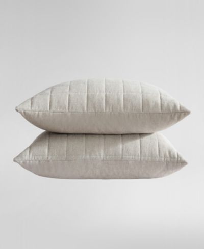 Наволочка Calvin Klein Mélange Flannel Sham Pair, Standard
