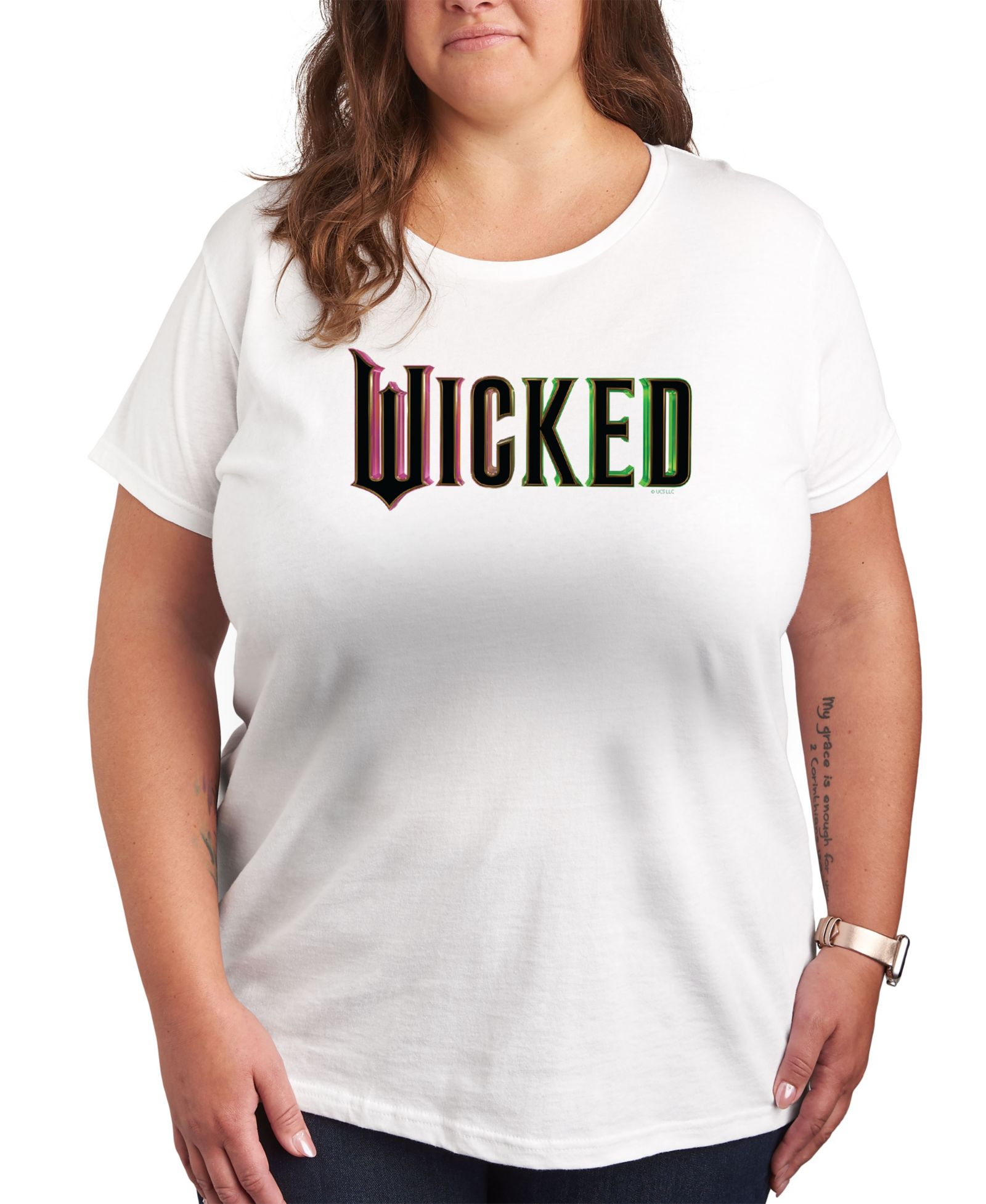 Футболка Hybrid Apparel Plus Size Wicked Elphaba Theatrical Logo Graphic