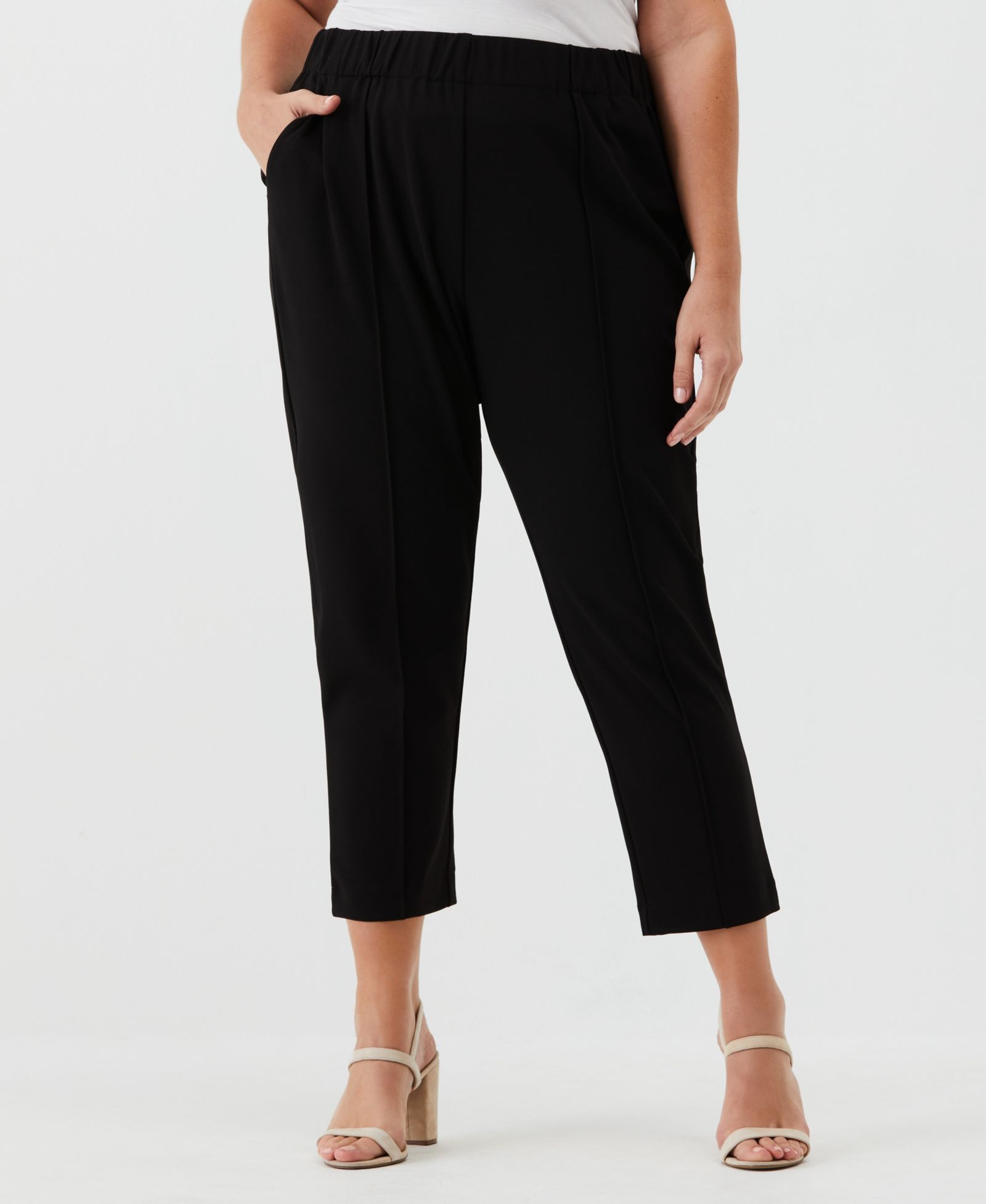 Rafaella Plus Size Easy Pull On Pants