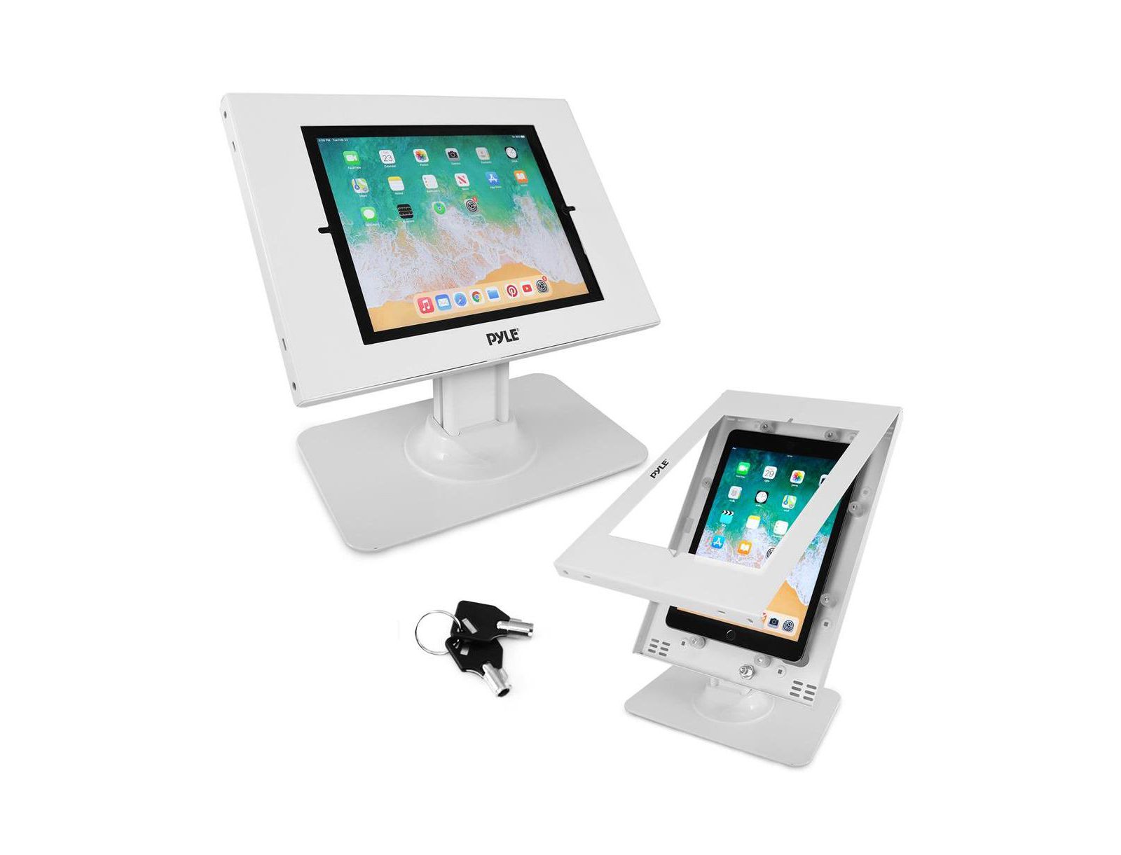 Pyle Full Motion Anti-Theft Adjustable Tablet Bracket for iPad and Samsung Galaxy Tab
