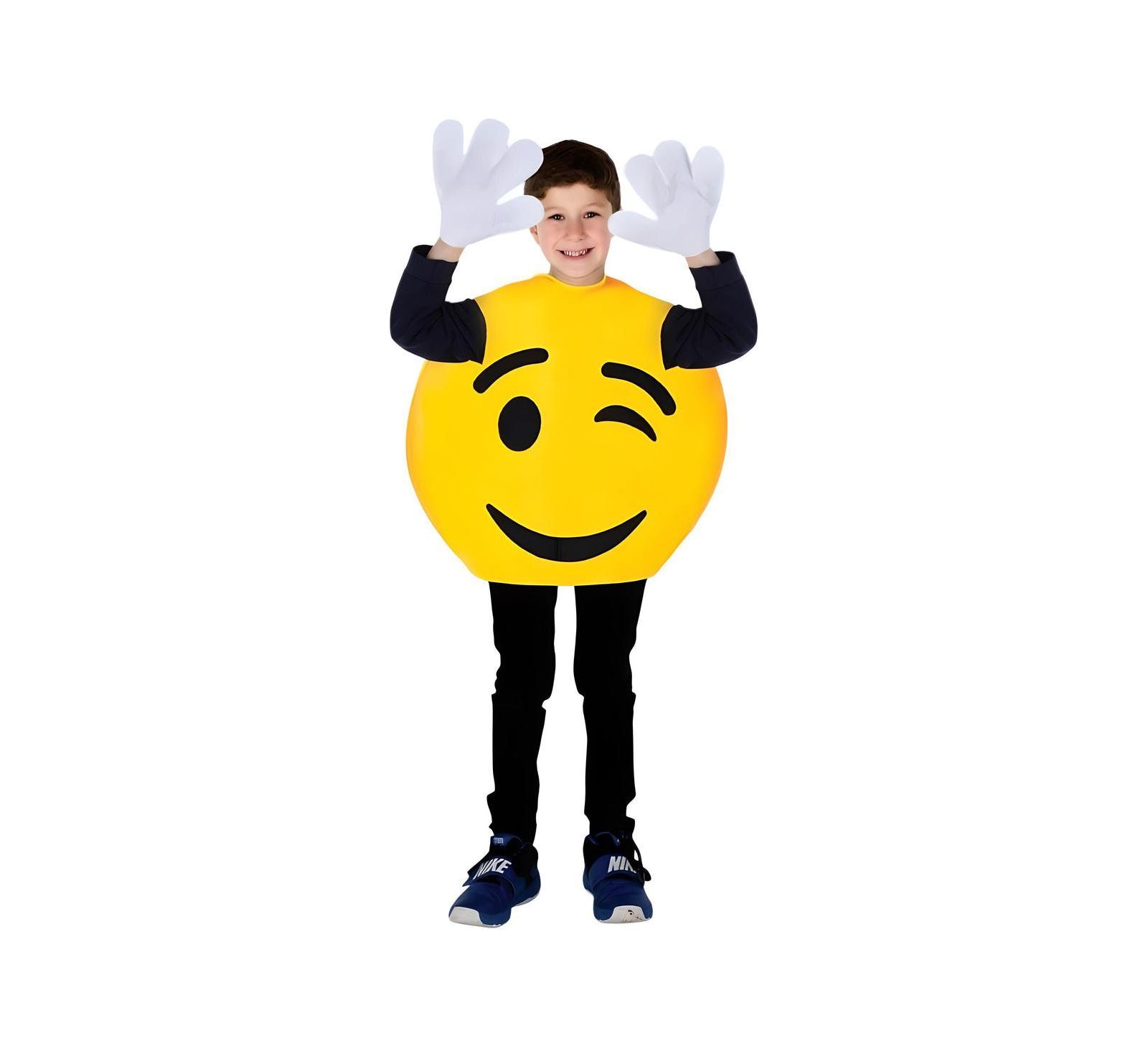 Костюм Emoji Wink Smiley (туника и перчатки) для детей