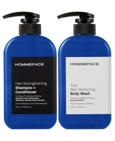 HOMMEFACE набор для ухода за волосами и телом Shower Set, 33.8 fl oz.