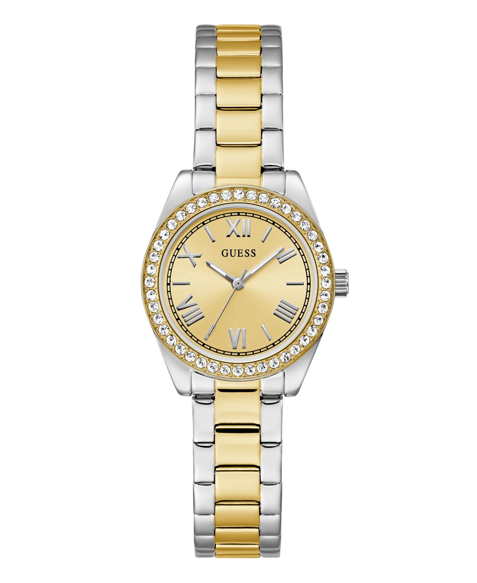 GUESS Women's Analog Two-Tone Stainless Steel Watch, 30 mm
