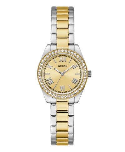 GUESS Women's Analog Two-Tone Stainless Steel Watch, 30 mm