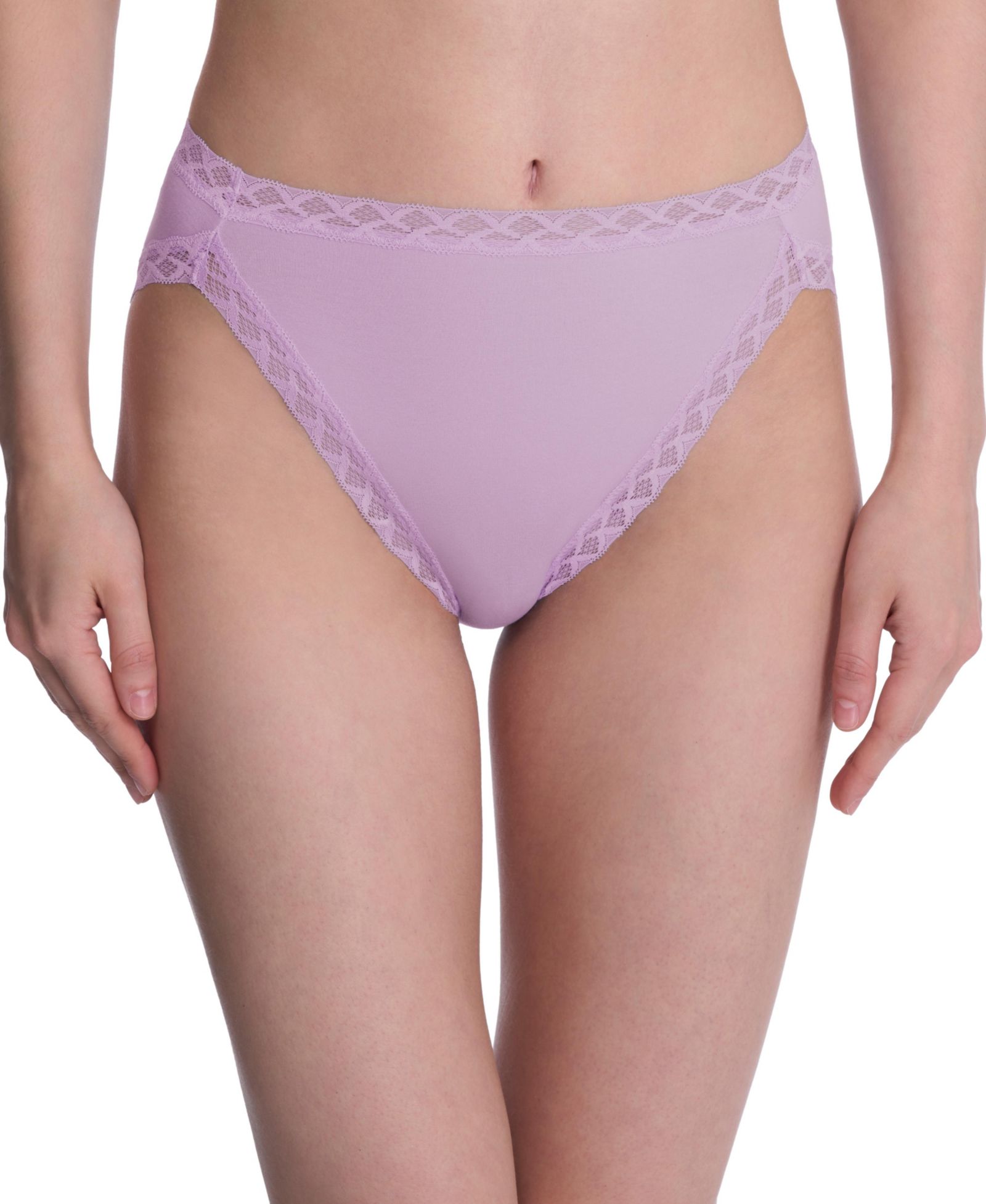 Natori Женские трусики Bliss из хлопка Pima с французским вырезом