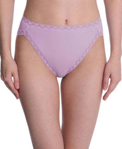 Natori Женские трусики Bliss из хлопка Pima с французским вырезом