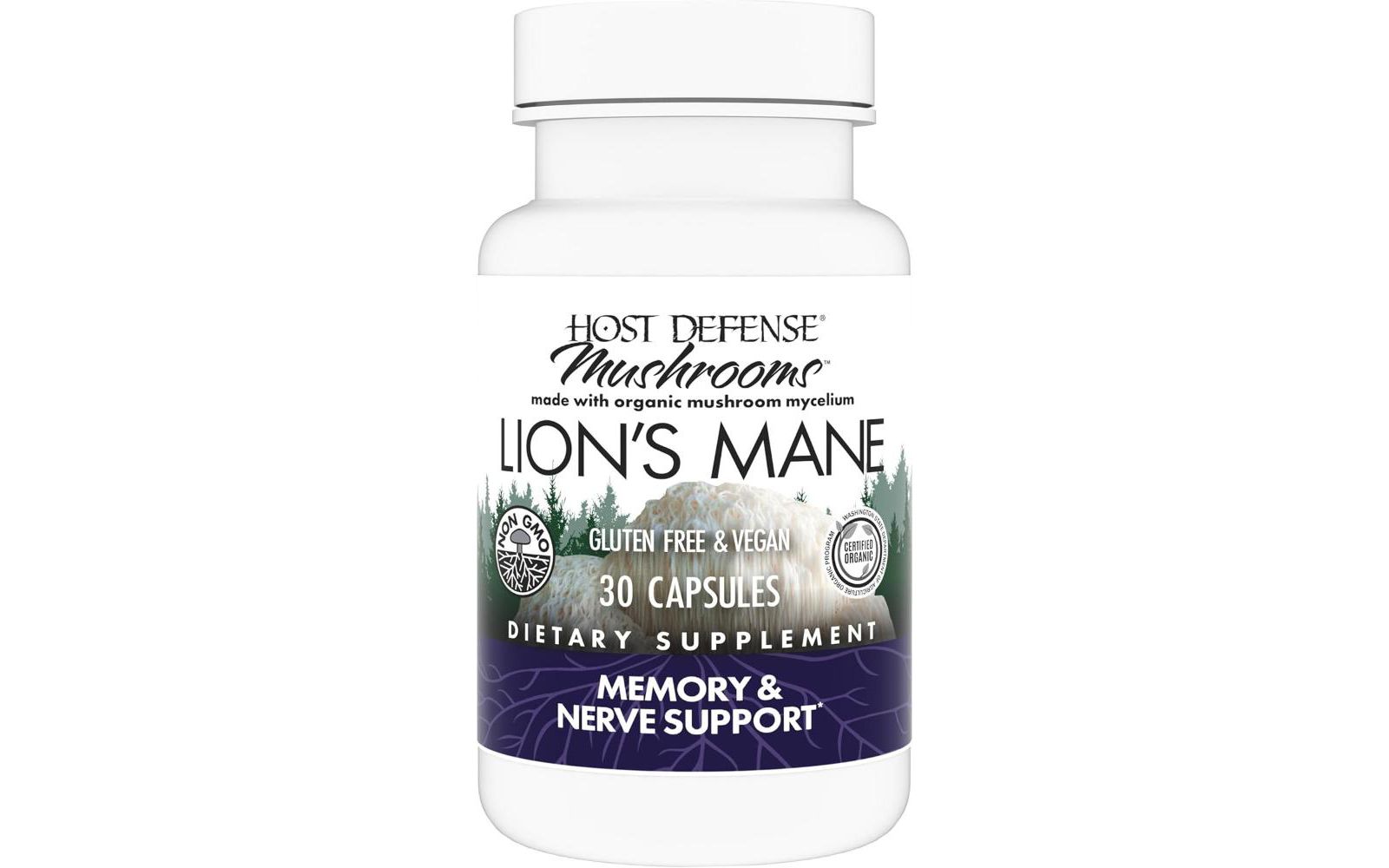 Капсулы Host Defense Mushrooms Lion's Mane