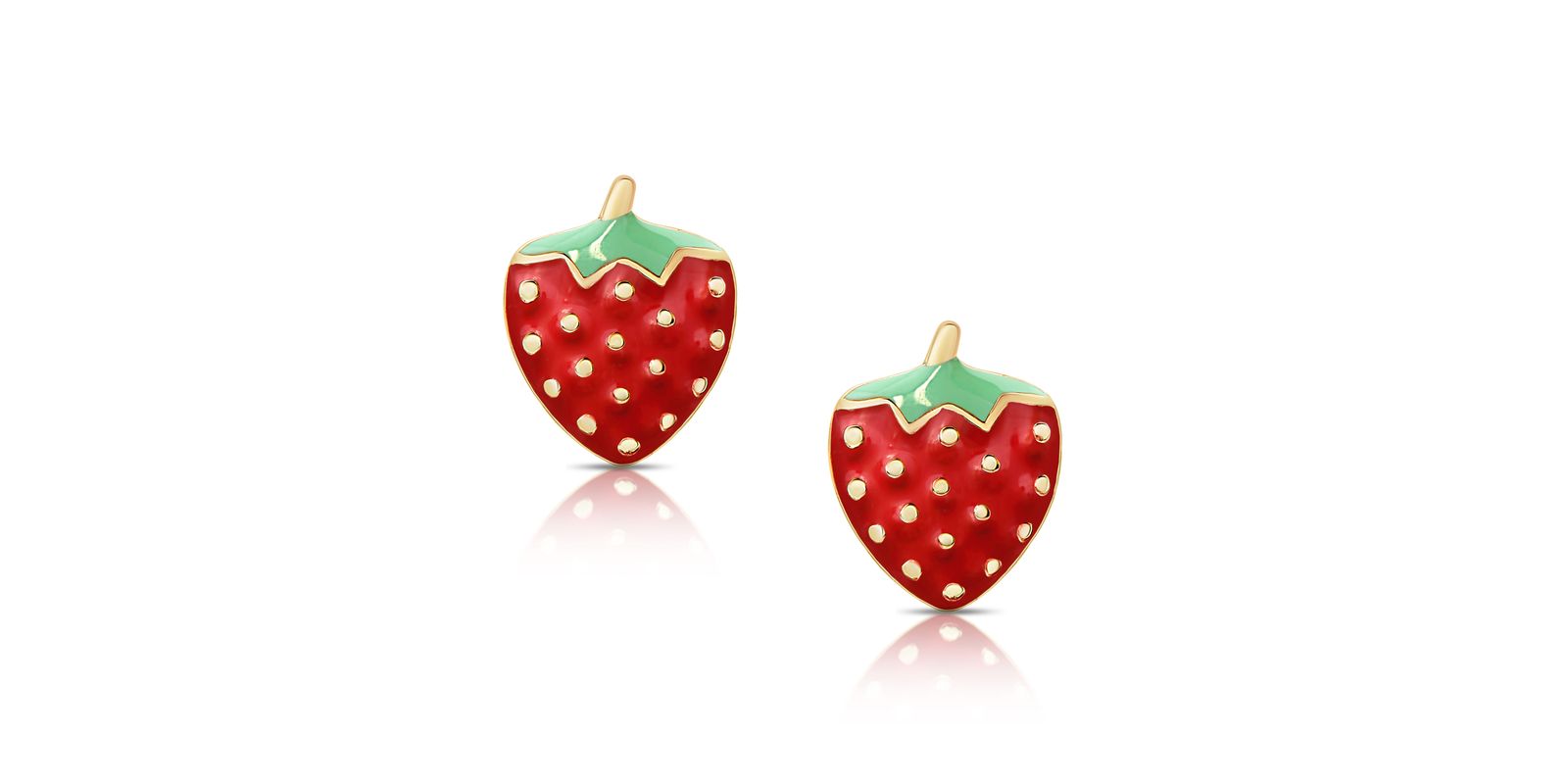 Детские серьги Lily Nily Strawberry Stud