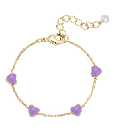 Браслет Lily Nily Toddler Purple Heart Charms