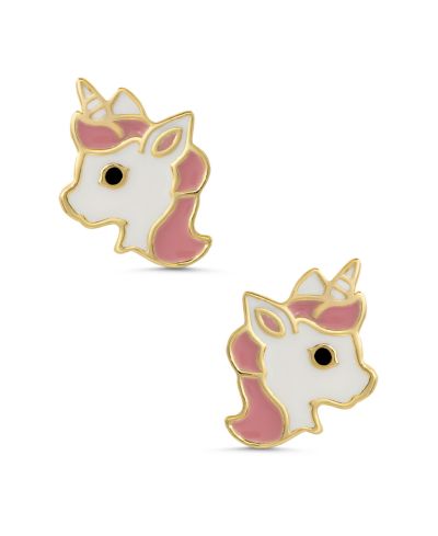 Детские серьги-гвоздики Lily Nily Unicorn