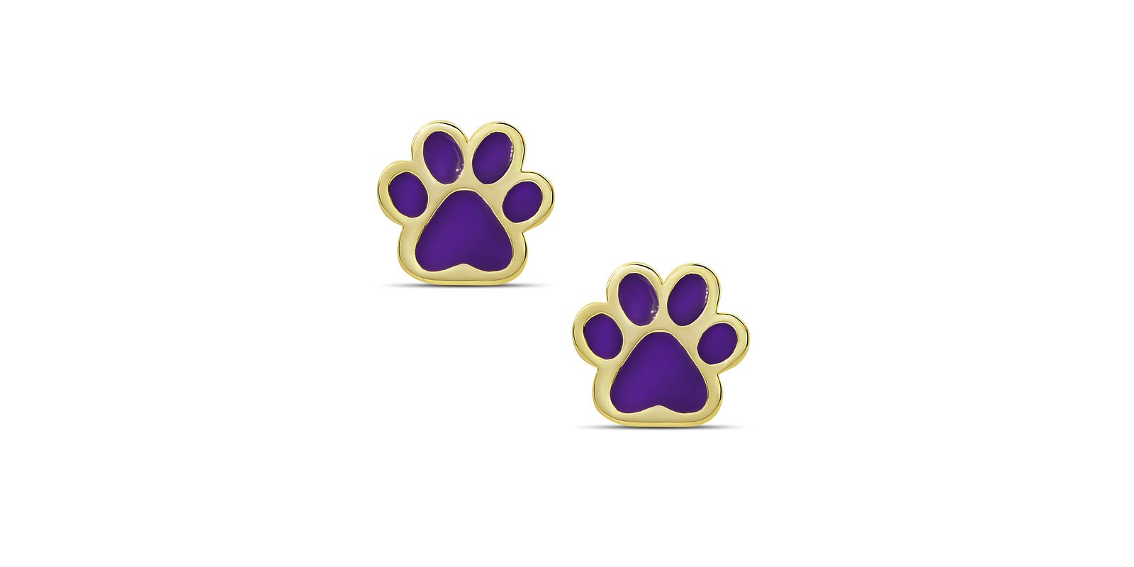 Серьги-гвоздики Lily Nily Girls Dog Paw