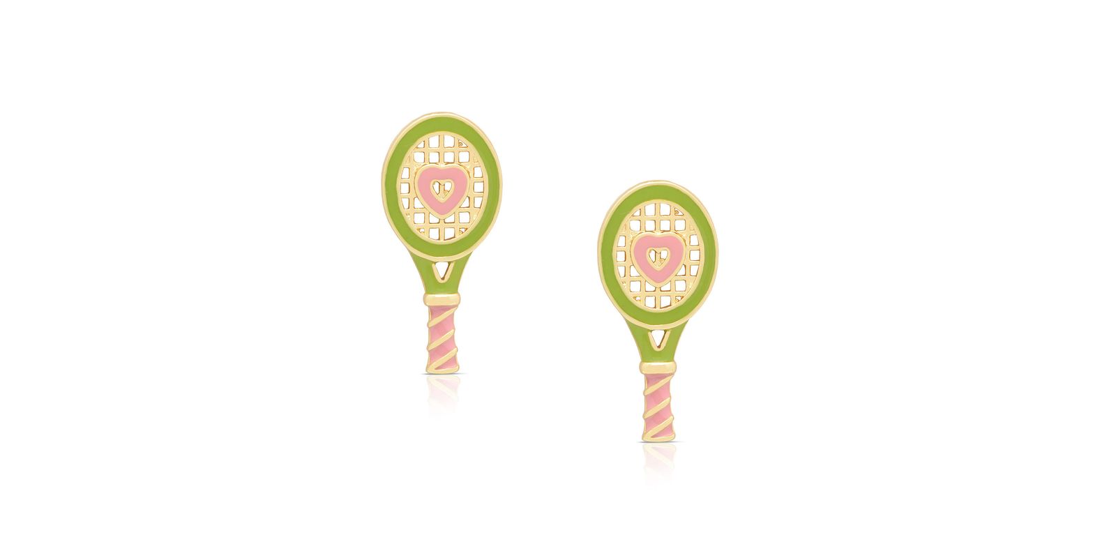 Lily Nily Girls Tennis Racket Stud Earrings