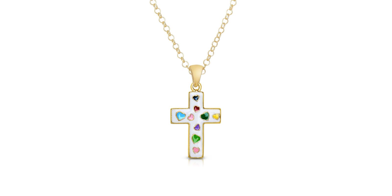 Подвеска Lily Nily White Cross для девочек