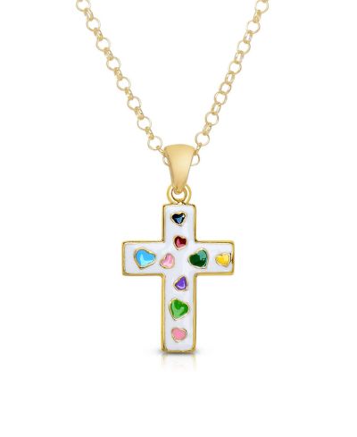 Подвеска Lily Nily White Cross для девочек