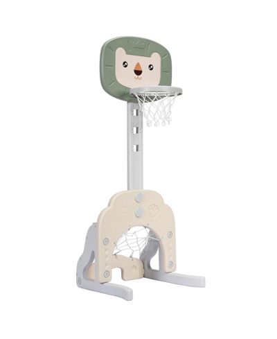 HONGGE детский спортивный набор баскетбольное кольцо с мячом и насосом 3-в-1