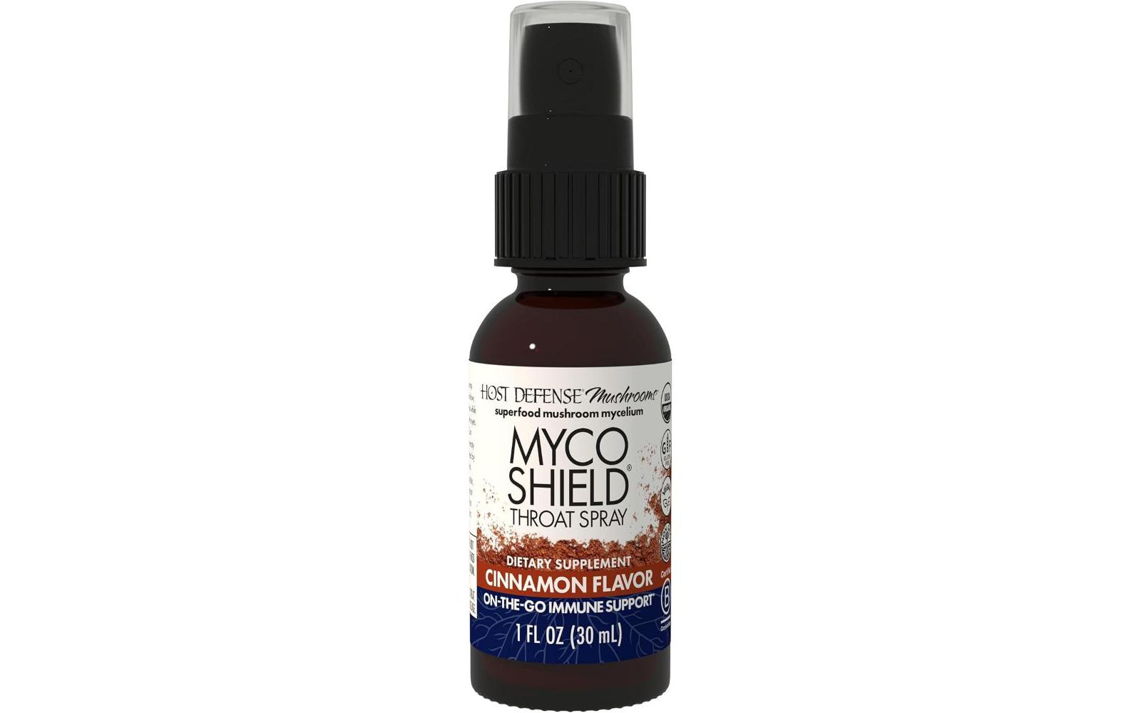 Спрей для горла Host Defense MycoShield с чагой и рейши, Winter Mist